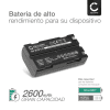 Bateria Trimble EI-D-LI1 2600mAh - , Batería recargable para HP Photosmart C912 / Kyocera Finecam S3R / Pentax EI-2000, EI-D-LI1 / Trimble 5700, 5800, MT1000, R4, R6, R7, R8,