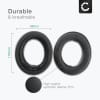 subtel Replacement Ear Pads for Corsair HS50, HS50 Pro, HS60, HS60 Pro, HS70, HS70 Pro, HS75 XB Headphone Covers Soft Foam Earpads Over Ear Headphone Cushions / Earphone Cups
