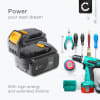 2x Batteri 14.4V, 4Ah, Li Ion for Dewalt DCR020, DCR027, DCV82, DCR017,DCD730, DCR019 - DCB142,DCB141, DCB140 Reservebatteri