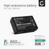 Batteri for Canon EOS 750D EOS R8 EOS 770D EOS 800D EOS Kiss X8i EOS M3 EOS M5 EOS M6 EOS Rebel T6i EOS Rebel T6s Kameraer 950mAh fra CELLONIC