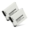 2x Batteri 750mAh