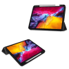 Smart Case for Apple iPad Pro 11 (2021) - A2377, A2301, A2459, A2460 - Kunstlær, svart shell pocket tasker