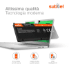 Batteria subtel® 020-7134-01/661-5844/A1382 per notebook MacBook Pro 15 Unibody ( i7 Series ) - A1286 - (2011-2012) Affidabile ricambio da 7070mAh + Set di strumento Sostituzione ottimale per computer portatile laptop Apple