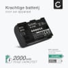 Batterij voor Canon EOS 90D, 5D Mark IV, 80D, 5D Mark II, 7D, 60D, 5DS R, LP-E6N - LP-E6 LP-E6N 2000mAh vervangende accu