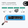 Batteri for Dreame Bot L10 Prime, Bot L10s Plus, L10s Pro, L10 Prime, Xiaomi 34264, Mi Robot Vacuum-Mop 2 Ultra 5200mAh fra CELLONIC