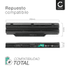 CELLONIC Recambio de Batería Fujitsu para ordenador portátil Fujitsu Lifebook A512, A530, A532, A531, Ah532, AH512, AH562, FPCBP331, FMVNBP213 4400mAh 10.8V 