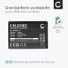 CELLONIC® Camera Battery for Pentax Optio M50, Optio M60, Optio S1, Optio V20, Optio W60, Optio W80 Replacement D-LI78 Battery 600mAh Backup D-LI78