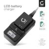 2x Batteri for Olympus OM System OM-1 / Olympus BLX-1 / Olympus BCX-1 Kameraer 2260mAh + Lader fra CELLONIC
