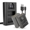 2x Batteri 1140mAh+ Dubbel Laddare