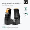 2x Batteri for FESTOOL CDD 9.6 FX, CDD 9.6, CDD 9.6 ES, BPH 9.6 C, FSP-486828, CCD 9.6 3300mAh fra CELLONIC