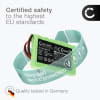 Batteri for Visonic PowerMaster 30 Control Panel 1500mAh fra subtel
