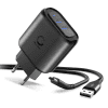 CELLONIC® Micro USB laddare för Amazon Kindle 1 2 3 4 5 / Fire HDX 7 / 8.9 / Kindle Fire HD 6 / 7 / 8.9 / Kindle Paperwhite / Kindle Voyage surfplatta - effektiv 1m tablet adapter / laddare för surfplatta + USB Kabel