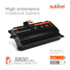 Batteri for ASUS G752V, G752VY, ROG G752VT, G752VM, G752VL, A32N1511, A32LM9H 5800mAh fra subtel