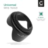 Ø 49mm Kamera Ø 49mm Motljusskydd för Universal Ø 49mm – Plast filtergänga tulpan / blomblad / tulip Motljusskydd från CELLONIC