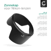 CELLONIC® Vervanging Zonnekap voor bajonet HB-35 voor Nikon AF-S DX Nikkor 18-200 mm f/3.5-5.6G ED VR II, AF-S DX lens, zonnekap van Plastic