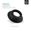 CELLONIC® Viewfinder Eyecup for Nikon D3 D3s D3X D4 D700 D800 D800E DK-19 Plastic Replacement Anti-Glare EVF Eye Piece View Finder Cover Hood Cap
