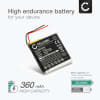 Batteri för Skullcandy Hesh 3 FT822132P (400mAh, 3.7V) från CELLONIC