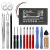 1x Batteri 1300mAh+ skruvmejsel-set