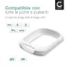 Protezione CELLONIC® silicone compatibile con Garmin Edge 540 / Edge 840 Custodia cover in Silicone assorbi-urti, case per navigatore su bici, bumper bianco