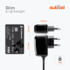 Oplader til Nintendo DSi / DSi XL / 2DS / 2DS XL / 3DS / 3DS XL, 1A / 1000mA Med indbygget opladningskabel 1,1m