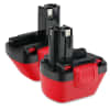 2x Batteri for Bosch GSR 12V, GSR 12, PSR 12, PSR 1200, GSB 12-2, GLI 12 V, PAG 12V, Exact 12 12V  3Ah NiMH fra CELLONIC