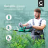 1x Batteri för Black & Decker KC460LN, Relaxdays Gartenschere, Bosch Ciso, IXO, Isio, GluePen, VARO Powerplus, Karcher WV2 (WOLF-Garten INR18650) 08800-000.640.00/08829-00.640.00, 334109 (2900mAh, 3.7V) från CELLONIC