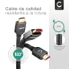 Cable HDMI 2.1 Macho a Macho de Ultra Alta Velocidad 4K/8K @60hz, 4K @120hz, 48Gbps eARC QFT QMS DSC chapado en oro de 24k HDMI Lead para Soundbar, HD TV, PS4, PS5, Xbox, Switch - 3 m de largo