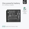 Battery for Fujifilm X20 X10 XF1 XP200 XP200EXR F100fd F60fd F50fd FinePix W3 F660EXR F500EXR NP-50 700mAh from CELLONIC