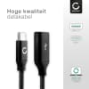 USB OTG-kabel voor OnePlus 10 Pro, 9, Nord 2, Nord, 8 Pro, 8T, 7 Pro, 6 - OTG-adapter USB C Type C stekker naar USB A aansluiting - connector on-the-go adapterkabel zwart