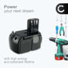 Battery for Hitachi WR18DL, CR18DL, C 18DL, DV18DCL2, DS18DL Cordless Tools - 3Ah 18V Li Ion BCL1815 ,BCL1840, EBM 1830, 326240, 326241, 327730, 327731 Battery Replacement