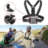 26-delt tilbehørssett for GoPro Hero 1-5, Rollei – Actionkamerafester, stativer, sugekopper, bryst- & hodefester, styrefester, selfiestenger & mer