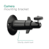 Camera ophangsysteem met 1/4 inch schroefdraad compatibel met Ring Stick Up Cam wandhouder veiligheidscamera bevestiging voor binnen en buiten, montage set