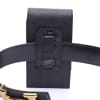 Étui de ceinture et pantalon en simili cuir noir pour téléphone portable jusqu'à 6,3