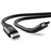 USB-C - USB-C (3.0) Aluminium-Nylon, noir