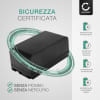 Batteria ZBA-100 BT10 BT20 GEB121 GEB122 per fotocamera Leica TCR407 TCR405 TC407 TC405 Power TCR405 GPS500 RC805 TPS1100 400 TPS700 700 Affidabile ricambio da 3600mAh, marca CELLONIC®