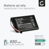 Batteria CELLONIC® 361-00035-01 per navigatore GPS Garmin Drive Assist 51, 50 / Nüvi 2557LMT, 2595LMT, 2597LMT Affidabile ricambio 930mAh compatibile al 100%