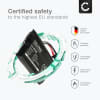 Batteri til TomTom Rider 550, 500, 450, 420, 410, 400, 42, 40, VF3W (2500mAh, 3.7v) + verktøy sett 17stk fra CELLONIC