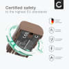Batteri LP-E6 med Type-C input for Canon EOS 80D, 70D, 60D, 7D, 6D, 5DS, EOS 5D Mark IV, III, II 2000mAh fra CELLONIC