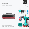 Battery for Einhell Power X-Change system (lithium-ion battery, 18 V, 2000 mAh, proactive battery management, adapted charging cycles, suitable for all Power X-Change devices)