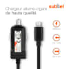 12V / 24V Socket to Micro USB Sat Nav Car Charger for BMW Navigator 6 GPS Lighter Adapter w/ 1m Charging Cable