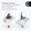 Batteri for Dyson V10, Cyclone V10, V10 Absolute, V10 Animal, V10 Origin, V10 Extra, Dyson SV12, SV27 3000mAh - Type B -  Batteri med skruer - fra CELLONIC
