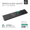 Batteria per portatile Dell Latitude E7440 / E7450 / P40G ricambio per laptop 6700mAh 7.7V