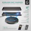 CELLONIC® Fast Wireless Charger 5W / 7,5W Ultra Slim Induction Phone Charging Pad Station for QI Enabled Devices: Samsung Galaxy S22, S21, S20, S10, S9, S8, S7, S6 / Galaxy Note 10, 9, 8, 5