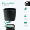 ET-74B Kamera Solblender for Canon EF 70-300mm f/4-5.6 IS II USM, RF 100-400mm F5.6-8 IS USM – Plast Bajonett Solblender fra CELLONIC