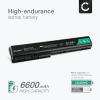 Batteri for HP Pavilion Dv8-1000, Dv7-1000, Dv7-2300, Dv7-2000, Dv7-3100, Dv7-2100, Dv7-3000, HDX X18, GA06, GA08 6600mAh 14.4V fra CELLONIC
