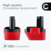 2x Batteri for Bosch GSR 12V, GSR 12, PSR 12, PSR 1200, GSB 12-2, GLI 12 V, PAG 12V, Exact 12 12V  3Ah NiMH fra CELLONIC