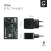 USB 2-fold hurtiglader: Ladeadapter for iPhone 15, iphone 14, Samsung 23, Huawei, Xiaomi, smarttelefon, nettbrett, høyttalere, hodetelefoner og mye mer - med 3,4A 17W