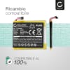 Batteria per Nest Thermostat E, Learning Thermostat 2nd / 3rd Generation T3007ES, T3008US - (380mAh) batteria di ricambio