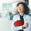 CELLONIC Nettbrettveske 10.1 tommer Universal Nylon Sort - Beskyttelse til nettbrett med anti-støt-bobler, vannavstøtende | Etui