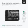 2x Batterie 1000mAh pour appareil photo Leica V-LUX 4 - Remplacement modèle BP-DC12-E BP-51